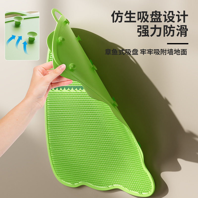 浴室防滑垫淋浴吸盘搓澡神器硅胶懒人后背擦背洗澡按摩垫贴墙脚垫,淘宝优惠券,粉丝福利购,淘宝优惠卷