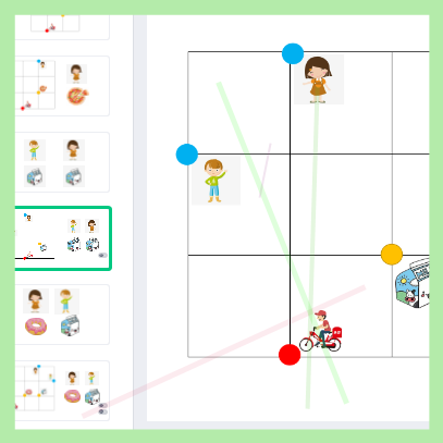 幼儿园中班数学《送外卖喽》身边的人职业优质公开课希沃白板课件