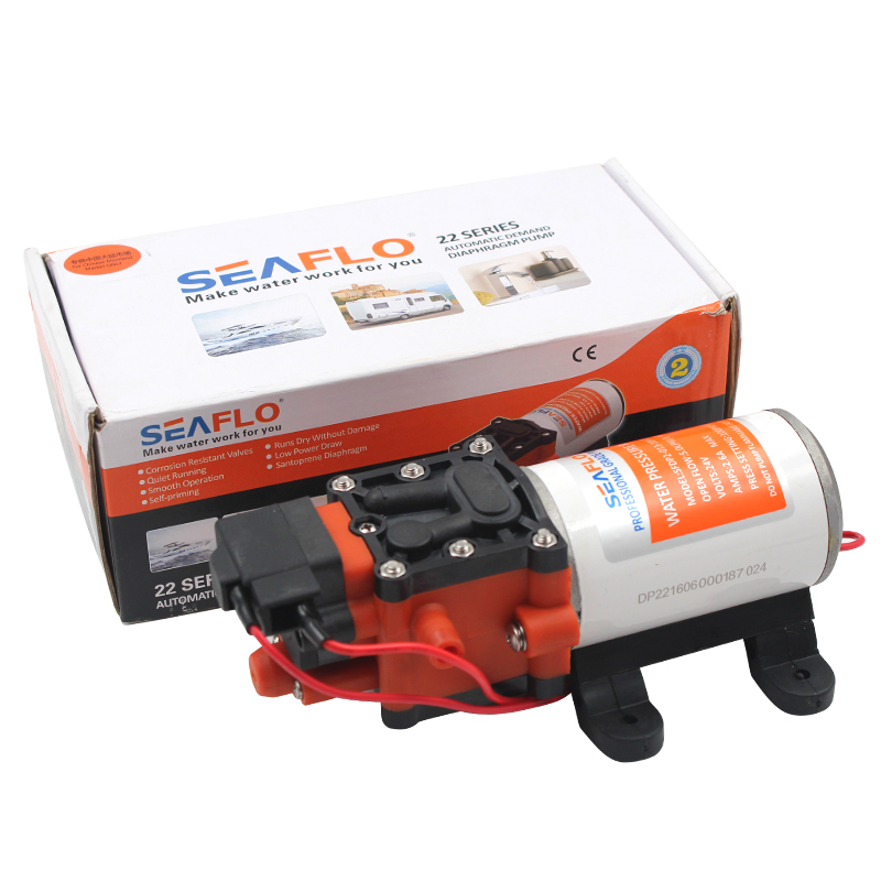 seaflo隔膜泵直流增压泵12V24V自吸农用喷雾器水泵工业高压大流量