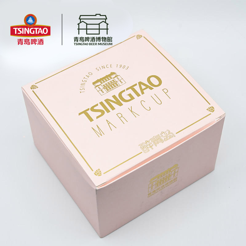 青岛啤酒博物馆醉青岛金把马克杯陶瓷杯 青岛啤酒官方文创