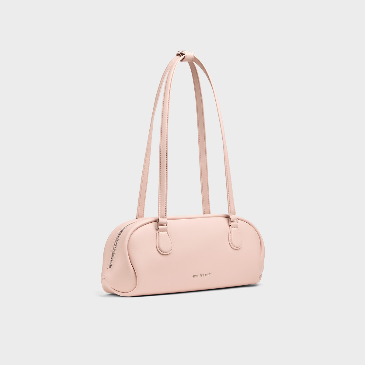 CHARLES&KEITH25冬新款CK2-30782751简约运动风单肩腋下包法棍包,淘宝优惠券,粉丝福利购,淘宝优惠卷