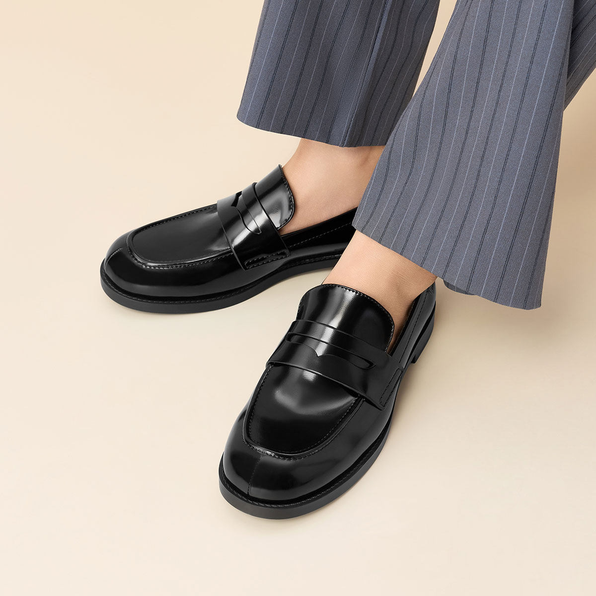 [新年礼物]CHARLES&KEITH25冬新款CK1-70381170英伦乐福鞋单鞋,淘宝优惠券,粉丝福利购,淘宝优惠卷