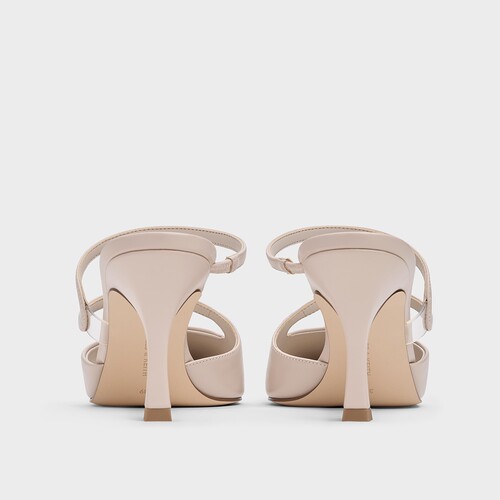 CHARLES&KEITH26夏新款CK1-60361618气质尖头高跟穆勒鞋包头拖鞋 - 图3