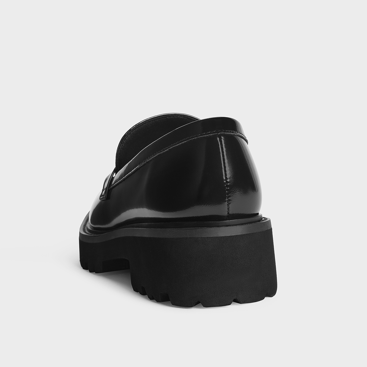 CHARLES&KEITH25秋季新款CK1-70381151复古厚底金属扣乐福鞋单鞋 - 图3