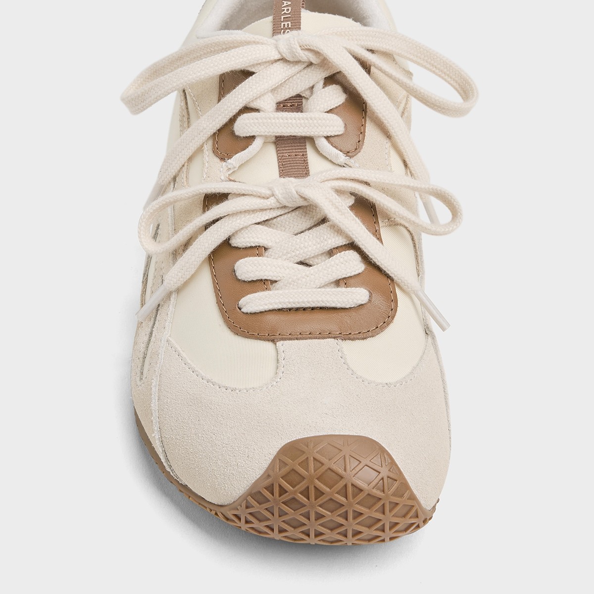 CHARLES&KEITH26春新款CK1-71960024复古休闲鞋薄底德训鞋阿甘鞋,淘宝优惠券,粉丝福利购,淘宝优惠卷