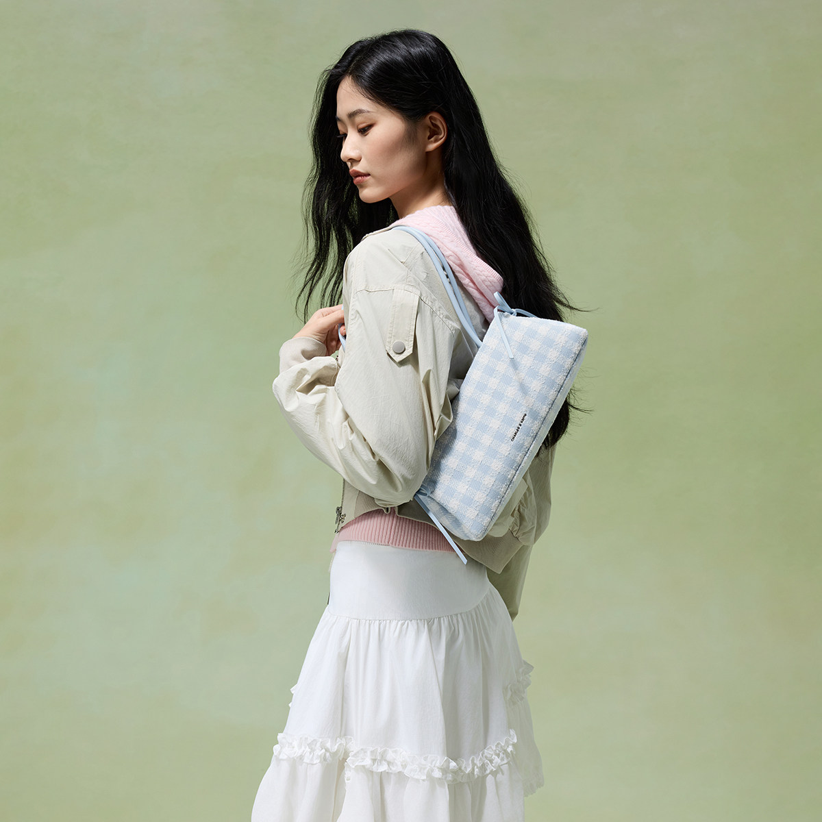 [新年礼物]CHARLES&KEITH女包CK2-20160193蝴蝶结单肩腋下法棍包,淘宝优惠券,粉丝福利购,淘宝优惠卷