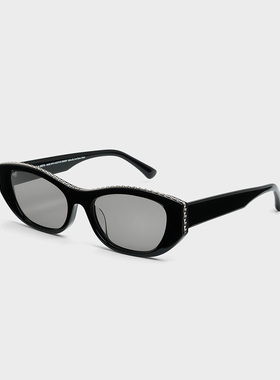 CHARLES&KEITH25冬新款CK3-91280611复古摩登猫眼款墨镜太阳眼镜