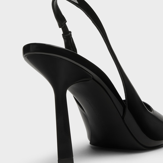 CHARLES&KEITH spring women's shoes CK1-60280451 leopard print pointed toe temperament toe sandals high heels