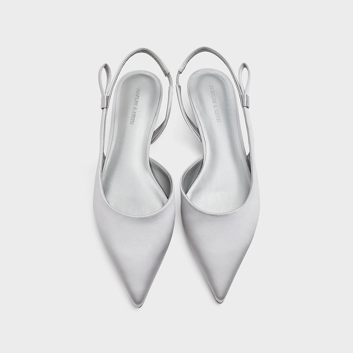 CHARLES&KEITH26春新款CK1-61720259蝴蝶结尖头低跟包头凉鞋单鞋,淘宝优惠券,粉丝福利购,淘宝优惠卷