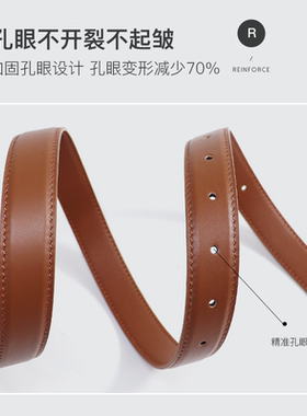 CampingKiddie头层牛皮百搭皮带
