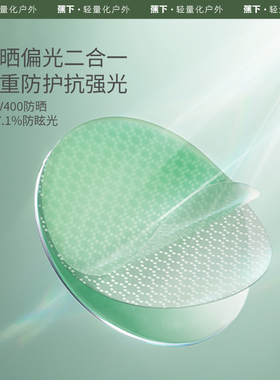 蕉下遮阳方形男女通用太阳眼镜