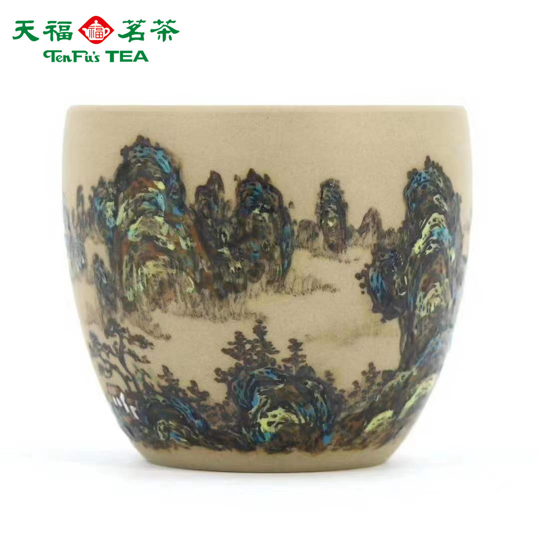 Tianfu Tea Duan Clay Intaglio Handmade Master Cup