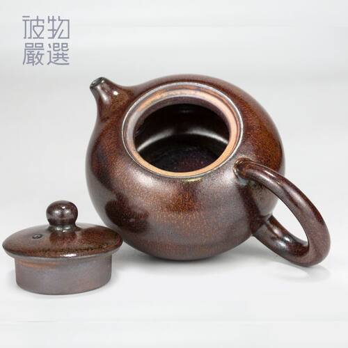 天福茗茶 彼物柴烧西施壶组建盏茶具套装陶瓷功夫茶泡茶壶组合 - 图0