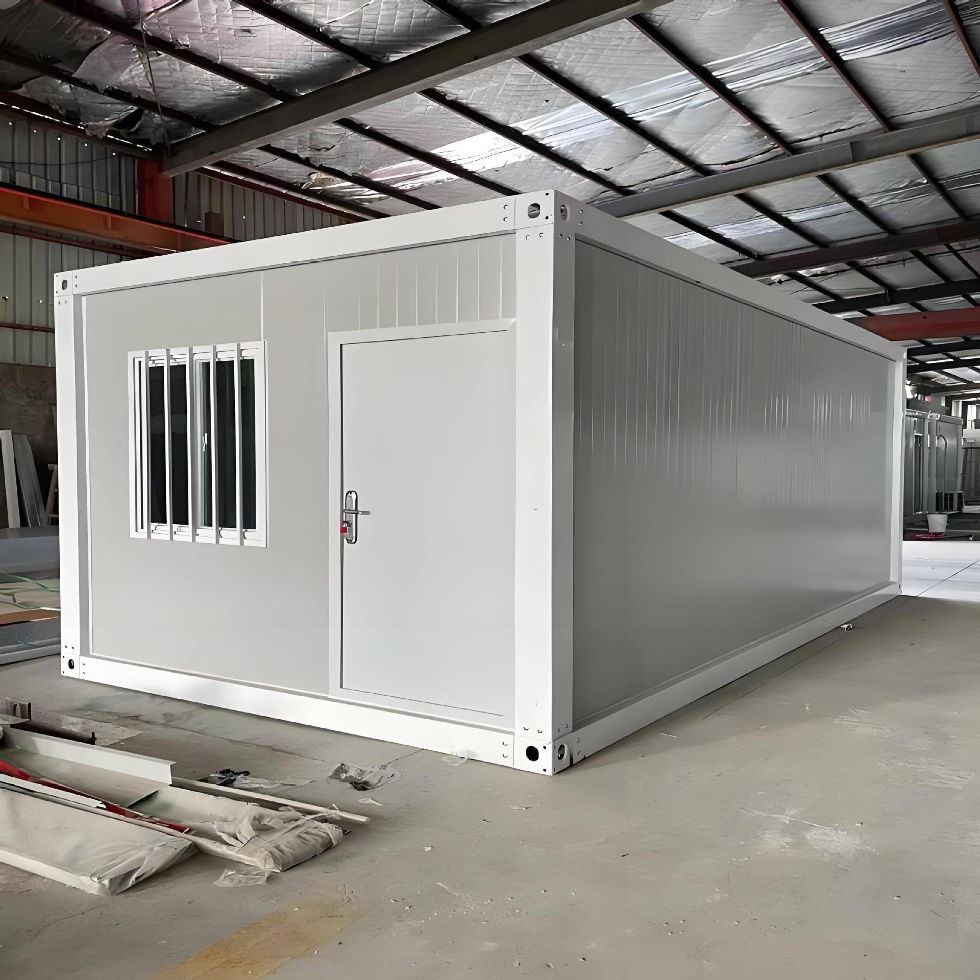 轻钢集装箱房简易箱式移动板房户外工具房活动住人箱房小户型 - 图0