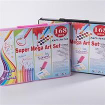 168 Pieces Painting Watercolor Pens Gift Boxes 61 Childrens Day Birthday Gift Less Graffiti Fine Art Supplies