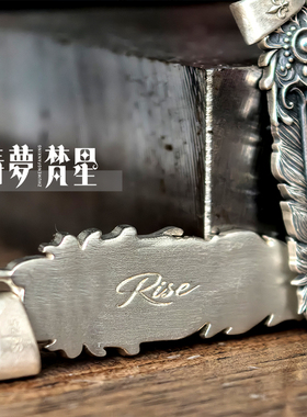 凤凰羽毛925纯银情侣复古项坠