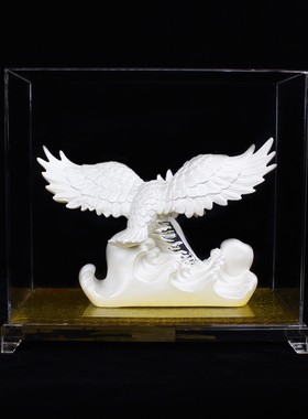 足银大展宏图鹰摆件家居招财