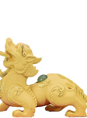 金银绒沙金工艺品 貔貅摆件 商务送礼 开业乔迁礼品 家居玄关装饰