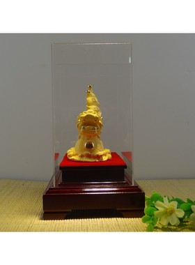 一帆顺风帆船摆件绒沙金家居客厅装饰品办公室招财工艺品开业创意