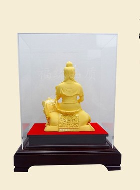 普贤菩萨绒沙金家居办公摆件礼品工艺礼品镀金工艺品