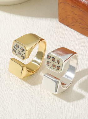 英国cherry kitty新款欧美宽版戒指小众设计开口指环时尚复古