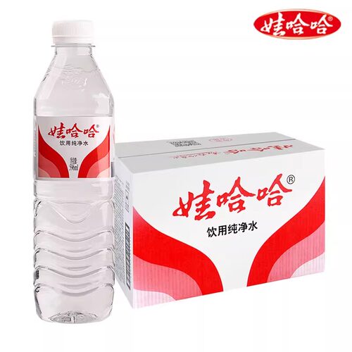 娃哈哈饮用纯净水5.5L*4大桶整箱非矿泉水15L桶装水办公室家用1.5-图2