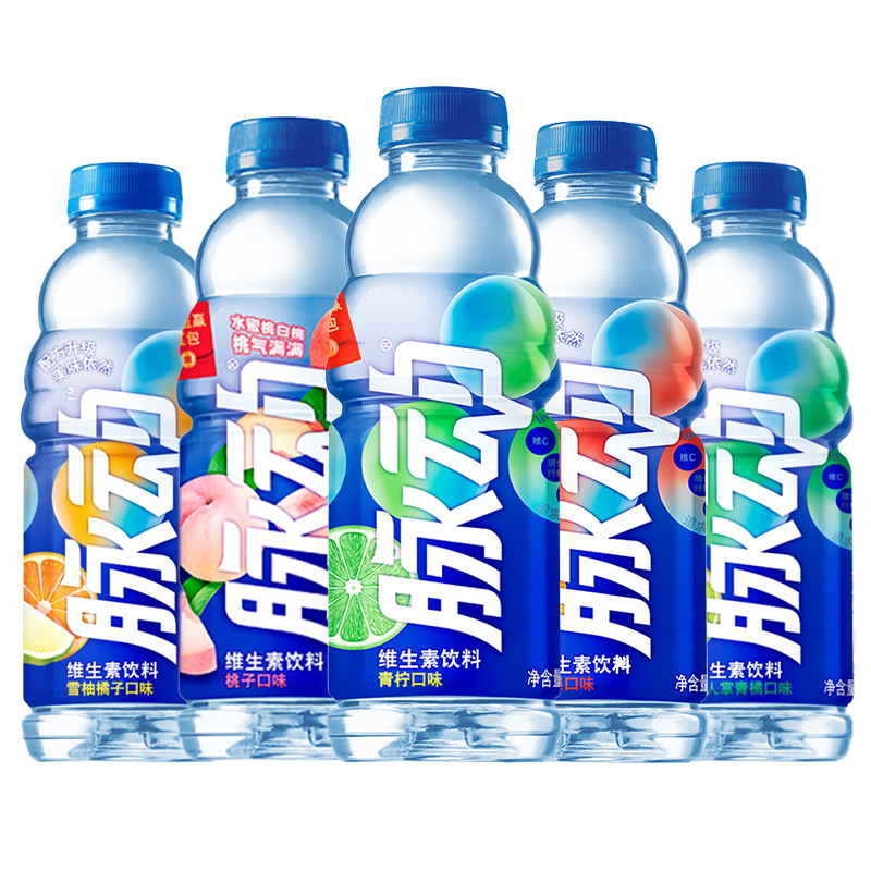 脉动维生素饮料0糖0脂柠檬白桃味600ml*15瓶整箱批特价官方旗舰店-图3