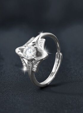 纯银小众直供指环S925饰品开口