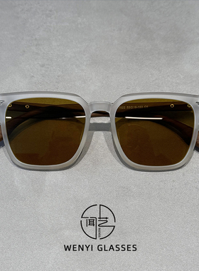 复古超轻偏光太阳镜男可配近视