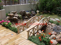 Creative Outdoor Solid Wood Bridge Embalming Wood Bridge Park Garden Small Wooden Bridge Small Bridge Decoration Arch Bridge Decarbonated Wood Arch Bridge