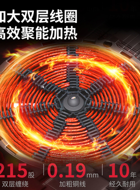 赛米控商用电磁炉15KW煲汤大功率8000W低汤炉商用电磁矮脚低汤灶