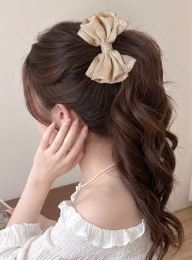 摩芽蝴蝶结香蕉夹抓夹女高马尾夹