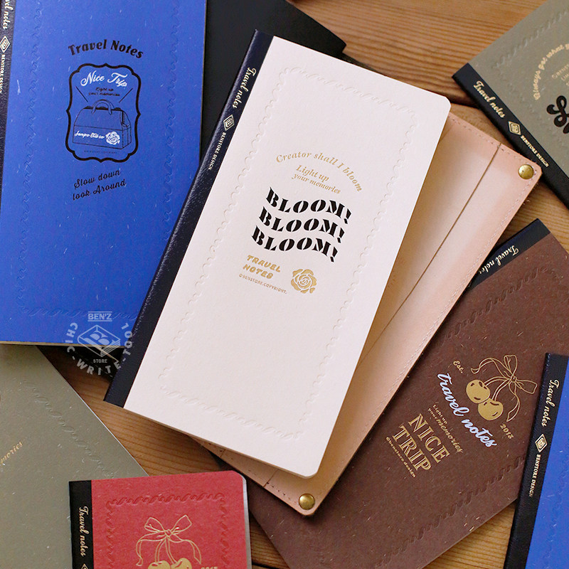 本子事多TN复古替芯手账本便携旅行本印花内芯护照空白手帐笔记本,淘宝优惠券,粉丝福利购,淘宝优惠卷