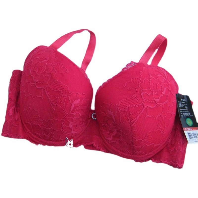 现货清仓 安莉芳旗下E-BRA内衣红色新年文胸KB1352厚杯/KB1700薄 - 图3