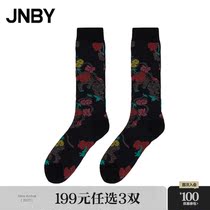 (Mall same section) JNBY Jiangnan Burclothes Spring Autumn New Socks Casual Printed Warm 7M8N10170