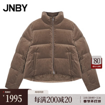 (Mall same section) JNBY Jiangnan Burclothes Winter Down jacket Womens collar lamp Core suede jacket 5N0C1096H