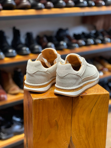 正确版！压轴大作！進囗牛皮！MD缓震底 复古阿甘鞋男运动休闲鞋 - 图0