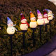 Christmas outdoor ornaments waterproof solar ground lights