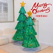 Christmas Interior Large Home Luminous Flex Christmas Tree Bar Mall Scene Placement Diy Large Pendulum