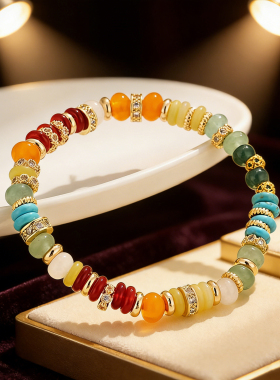 多巴胺彩虹多宝多福女手串手链