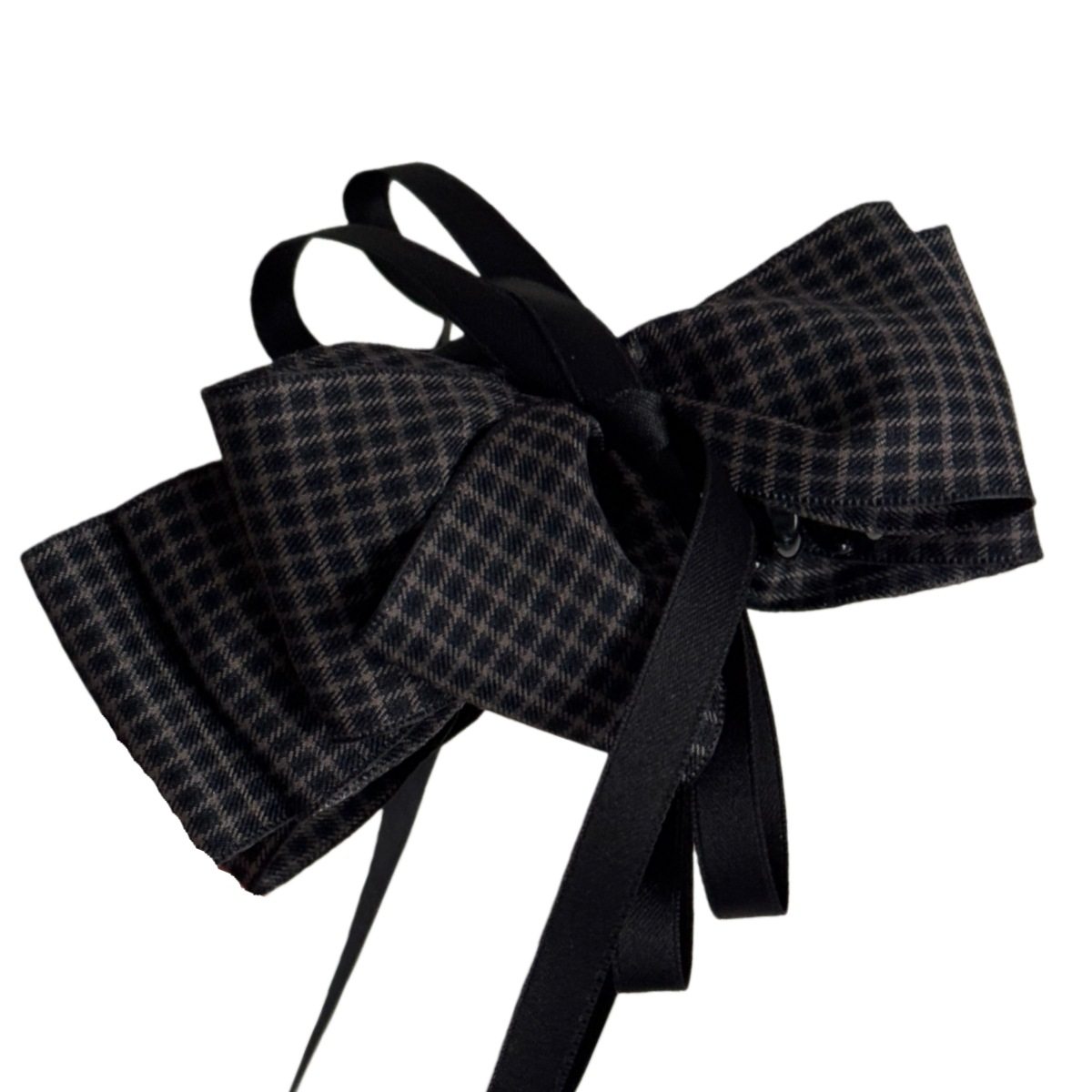 织带格纹蝴蝶结发夹高级感精致女后脑勺香蕉夹大号复古扭扭夹头饰,淘宝优惠券,粉丝福利购,淘宝优惠卷