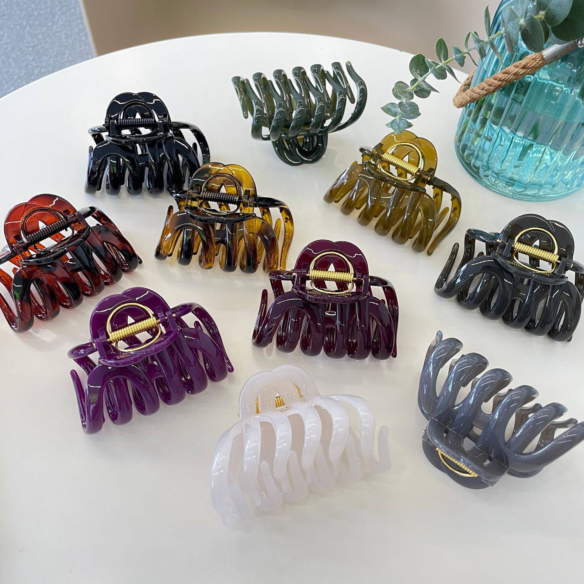 巨能抓~南瓜抓夹大号发量多鲨鱼夹2025新款高级感后脑勺盘发发夹,淘宝优惠券,粉丝福利购,淘宝优惠卷