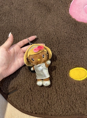 自制矢岛美容室短发kitty包包挂件车挂黑皮夏威夷卡通kt猫钥匙扣
