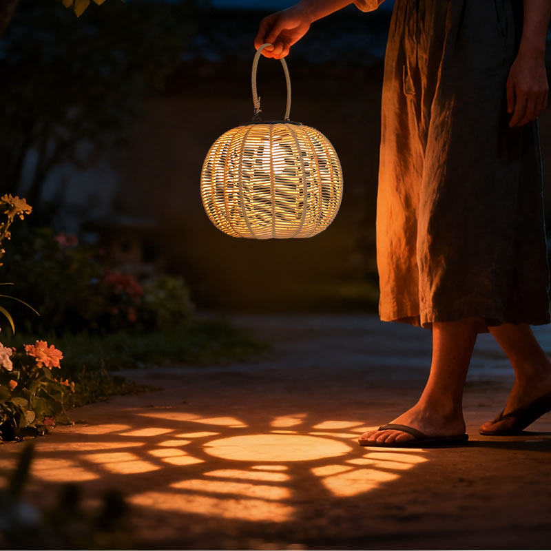 院子太阳能吊灯庭院灯充电免布线藤编灯中式氛围挂灯笼葡萄架防水,淘宝优惠券,粉丝福利购,淘宝优惠卷