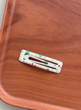 4个装宝宝可爱碎发bb夹儿童彩色侧边刘海甜美简约发夹后脑勺发卡