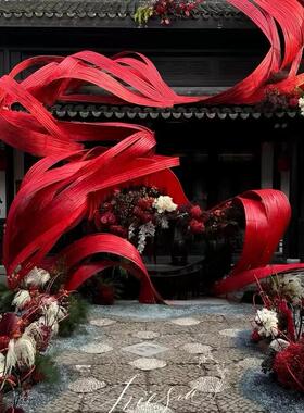 竹编竹排婚庆装饰新中式竹艺花艺