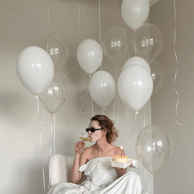 白色乳胶气球成人生日派对惊喜布置一周年纪念日礼物求婚告白气球,淘宝优惠券,粉丝福利购,淘宝优惠卷