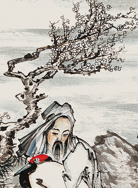 孤品收藏仅此一张美协名家手绘