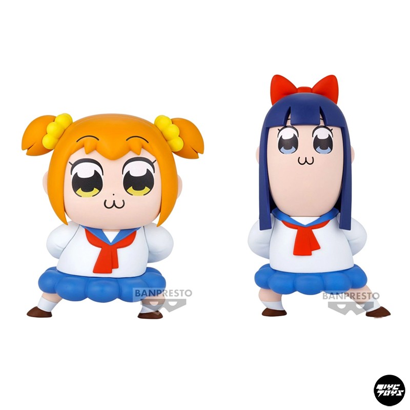 【TYCTOYS】现货 万代眼镜厂POP子和PIPI美的日常Q版景品手办摆件 - 图2