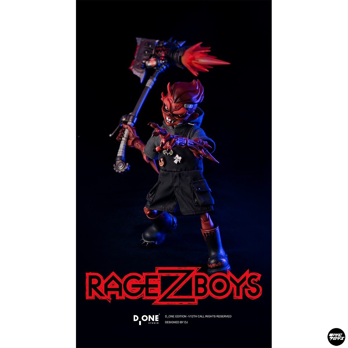 【TYCTOYS】定金预售 D_ONE RAGE-ZBOYS牙仔日常失控版1/12可动 - 图1